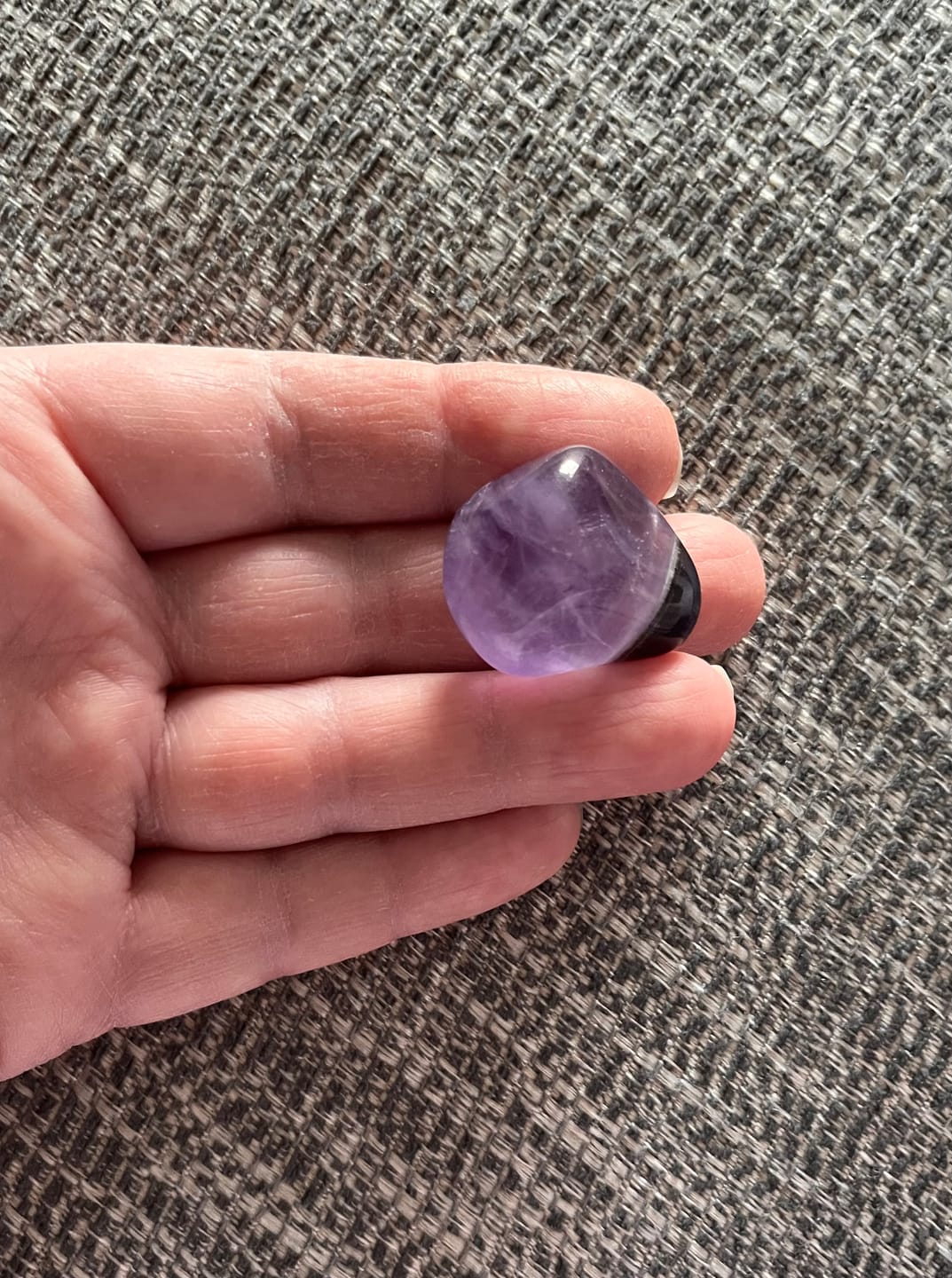 Customer photo review of Amethyst - Tumblestone