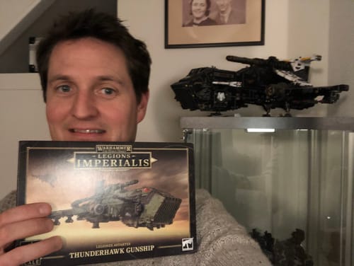 Customer photo review of Legions Imperialis:Legions Astartes Thunderhawk Gunship