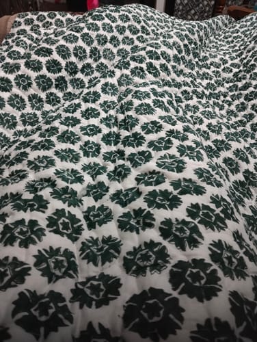 Customer photo review of Organic Mulmul Cotton Quilt