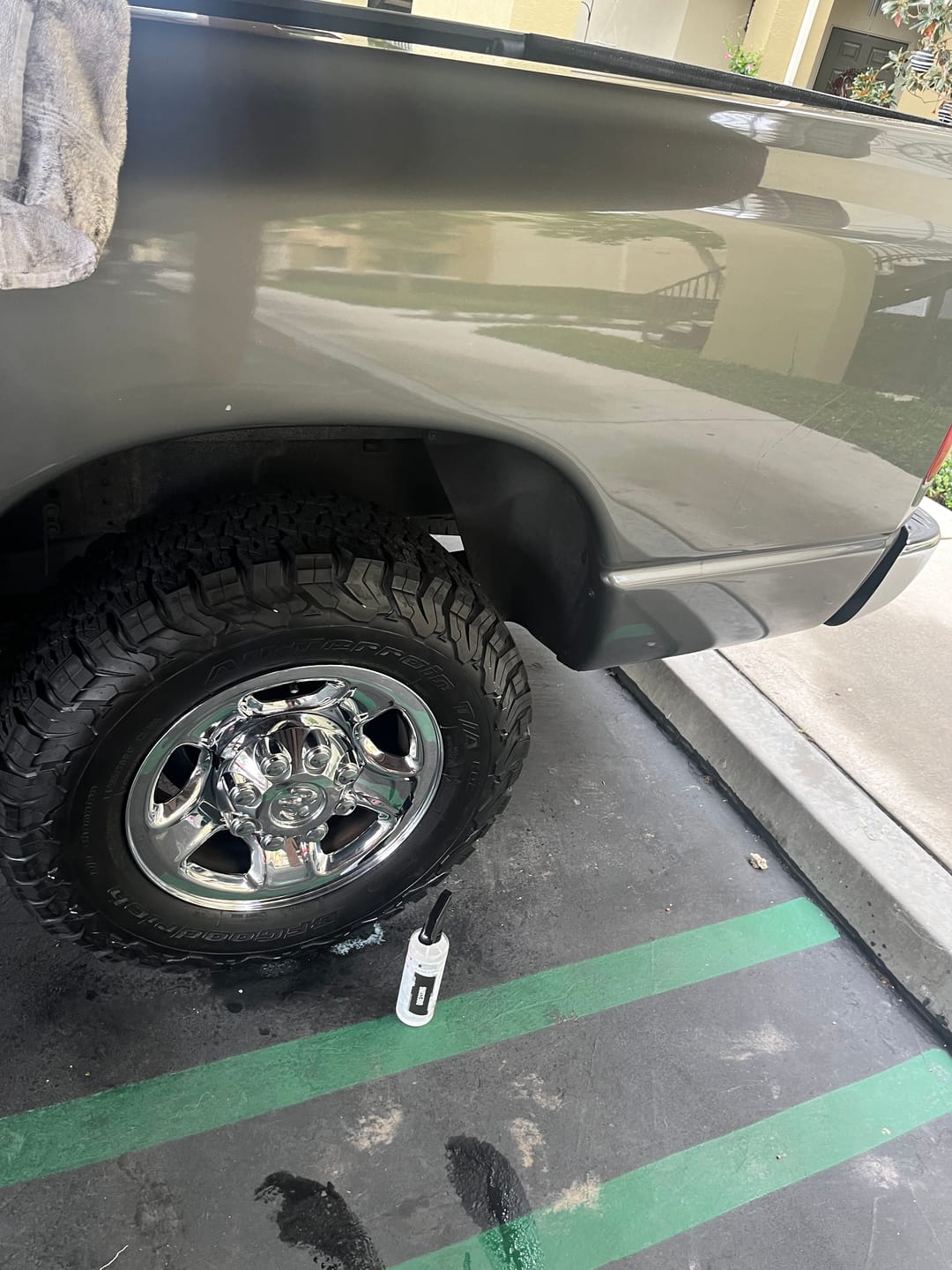 Customer photo review of Trim + Tire Spray - Auto