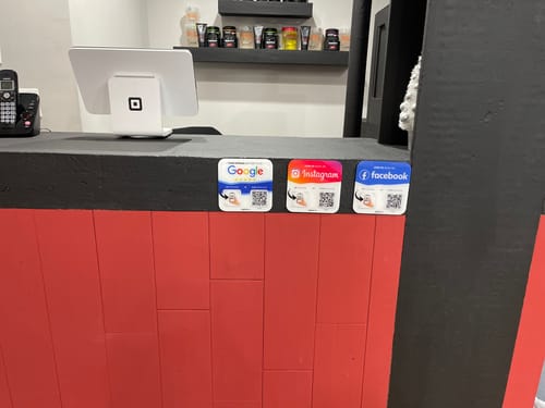 Customer photo review of Google Reviews - Plate