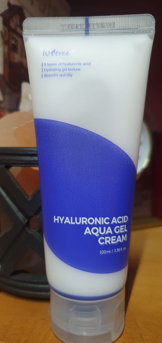 Customer photo review of Hyaluronic Acid Aqua Gel Cream