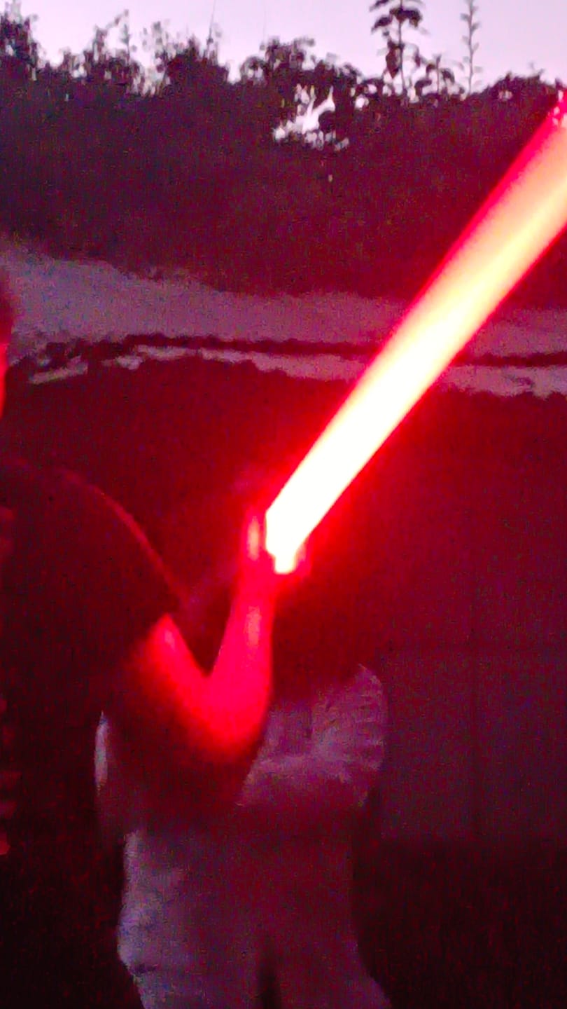 Customer photo review of Moon Light Lightsaber
