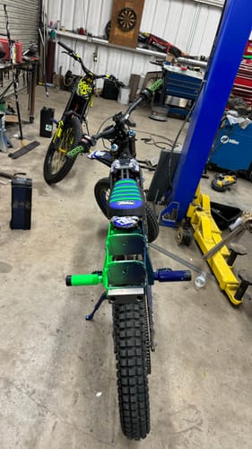 Customer photo review of Custom Seat Cover: Sur-Ron X *Luna Cycle Float Seat*