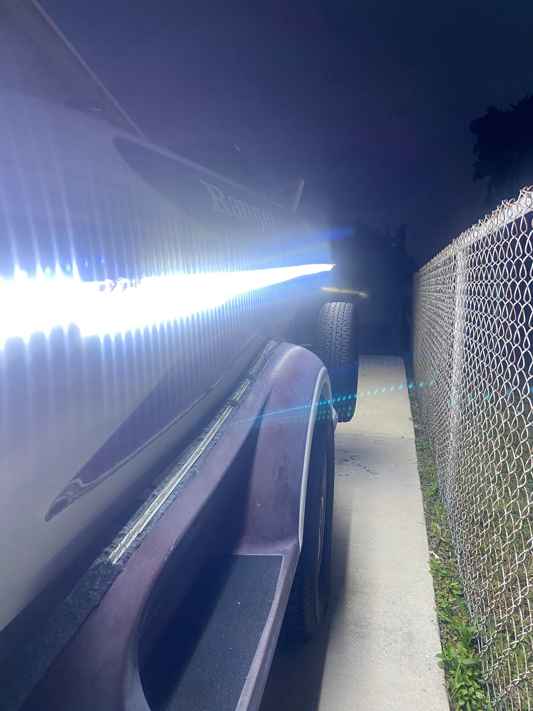 Customer photo review of 12V Submersible Marine LED strip lights with IP68 waterproof rating SMD 5050