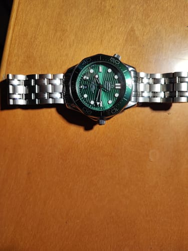 Customer photo review of Replica Top Clone Omega 2022 New Sea-master Diver 300m Silver Green