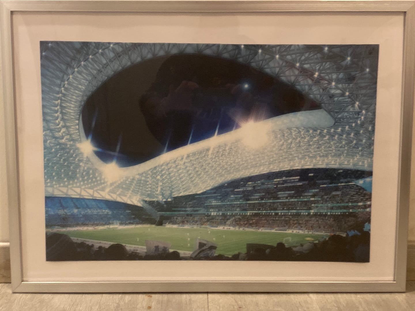 Customer photo review of Déco football tableau stade velodrome