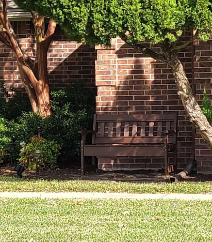 Customer photo review of Garden Mission Bench