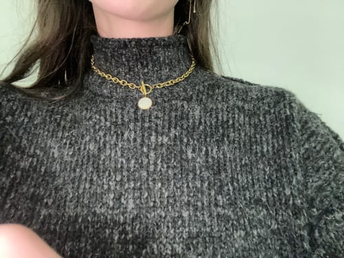 Customer photo review of Cassia Necklace