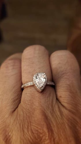Customer photo review of Teardrop From Heaven Urn Ring