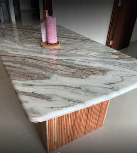 Customer photo review of Hiro Dining Table 6 Seater