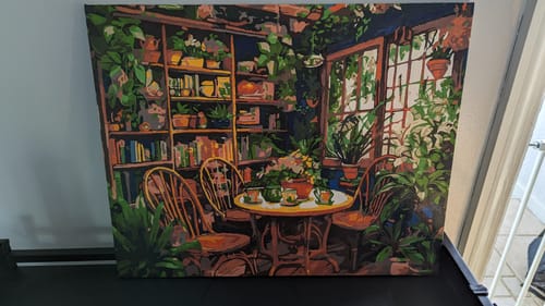 Customer photo review of Green Library Retreat