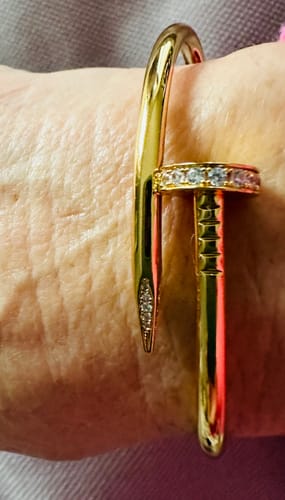 Customer photo review of JUSTE BRACELET 3.5MM DIAMONDS