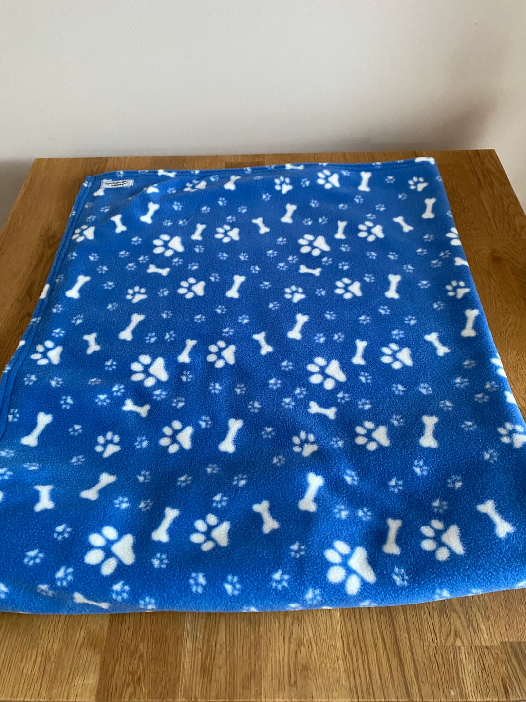 Customer photo review of Paw Print & Bones Anti Pill Polar Fleece Fabric
