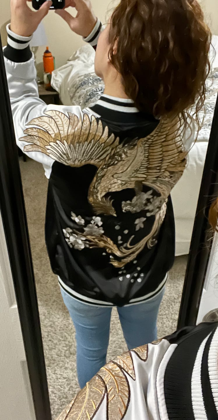 Customer photo review of Phoenix Sukajan Souvenir Jacket