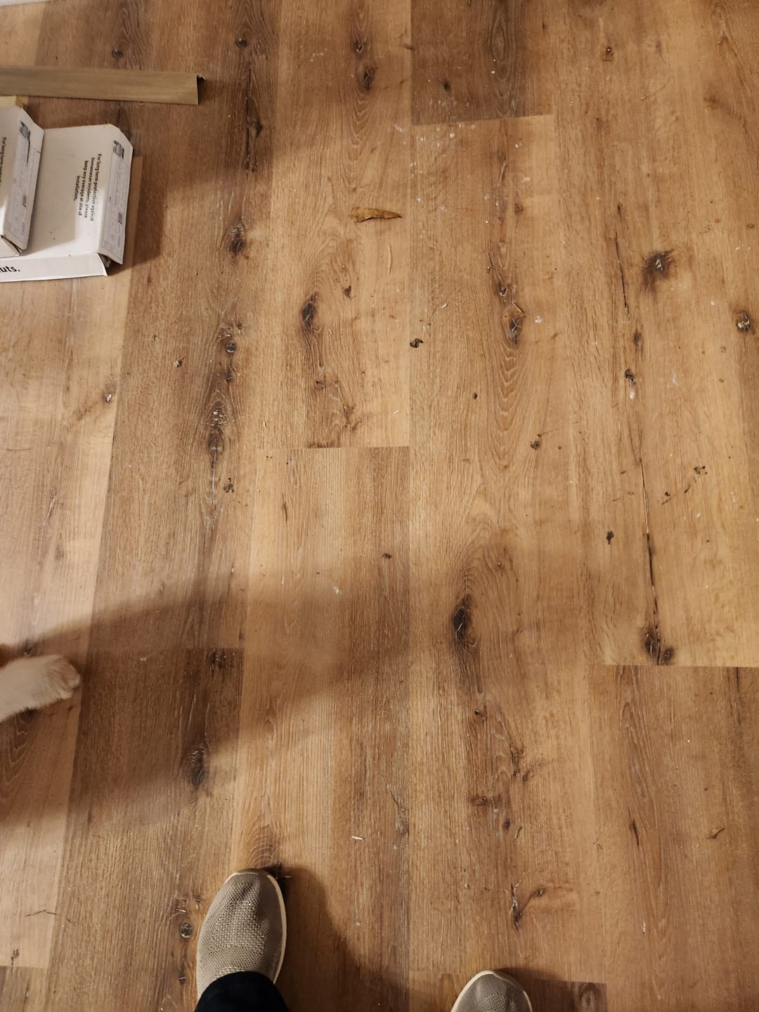 Customer photo review of Cree - Rigid Core Floor (9" x 48")