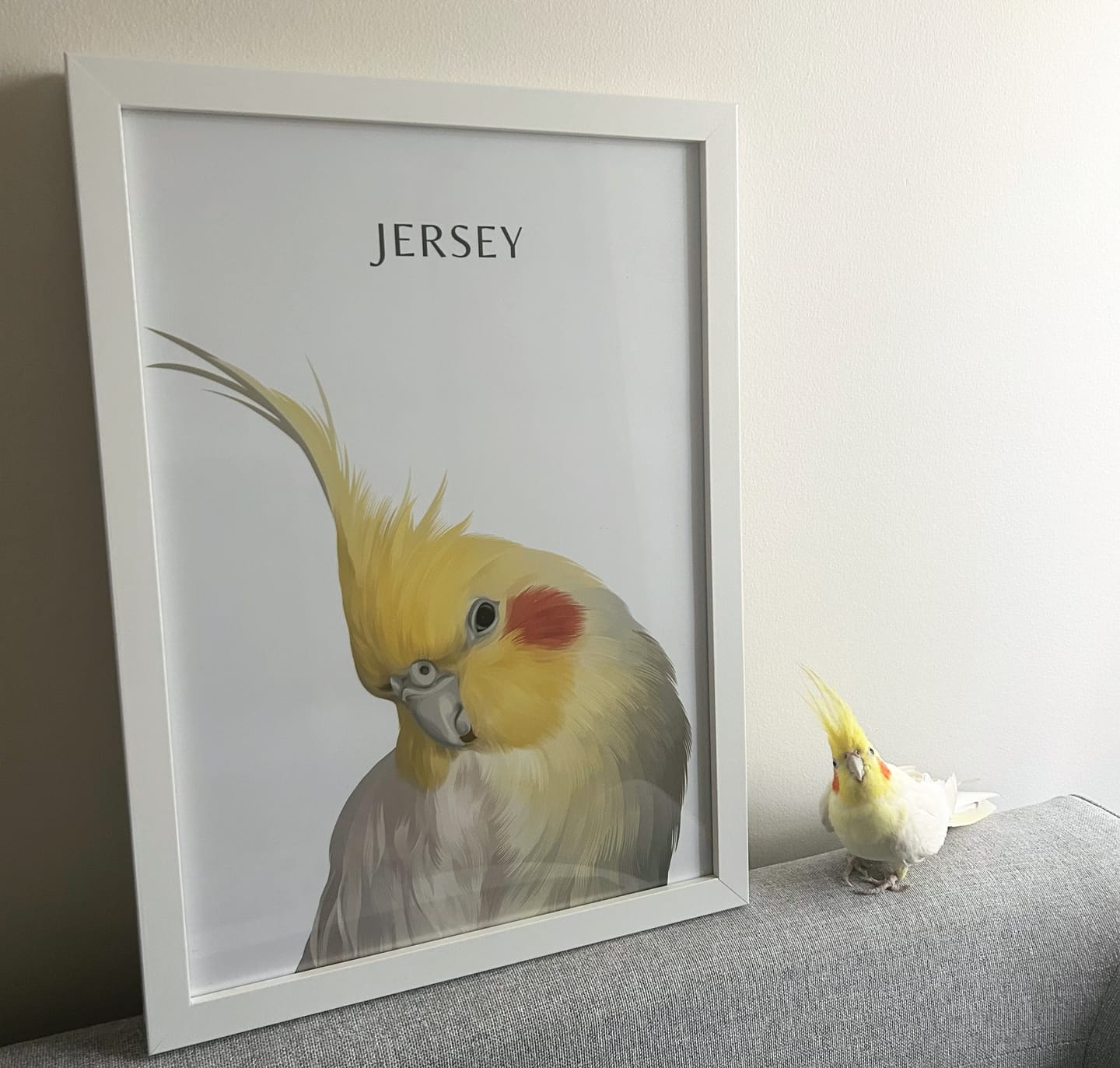 Customer photo review of Custom Pet Portrait (Digital Copy)