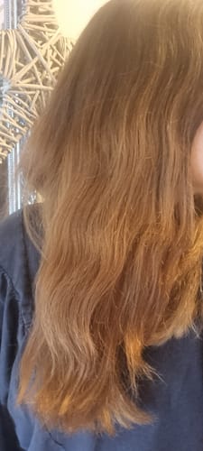 Customer photo review of 15% Lavendel mit Kamille & Kaffee Haarseife (Haarwachstum & Tiefenpflege)