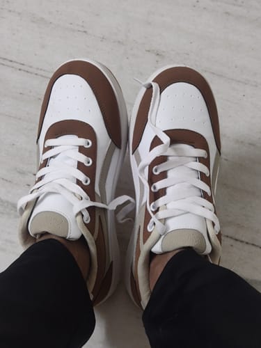 Customer photo review of DRACO White Beige Men's casual sneaker