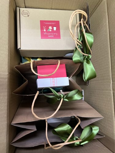 Customer photo review of Butter Cookies with Almond Toffee Candy