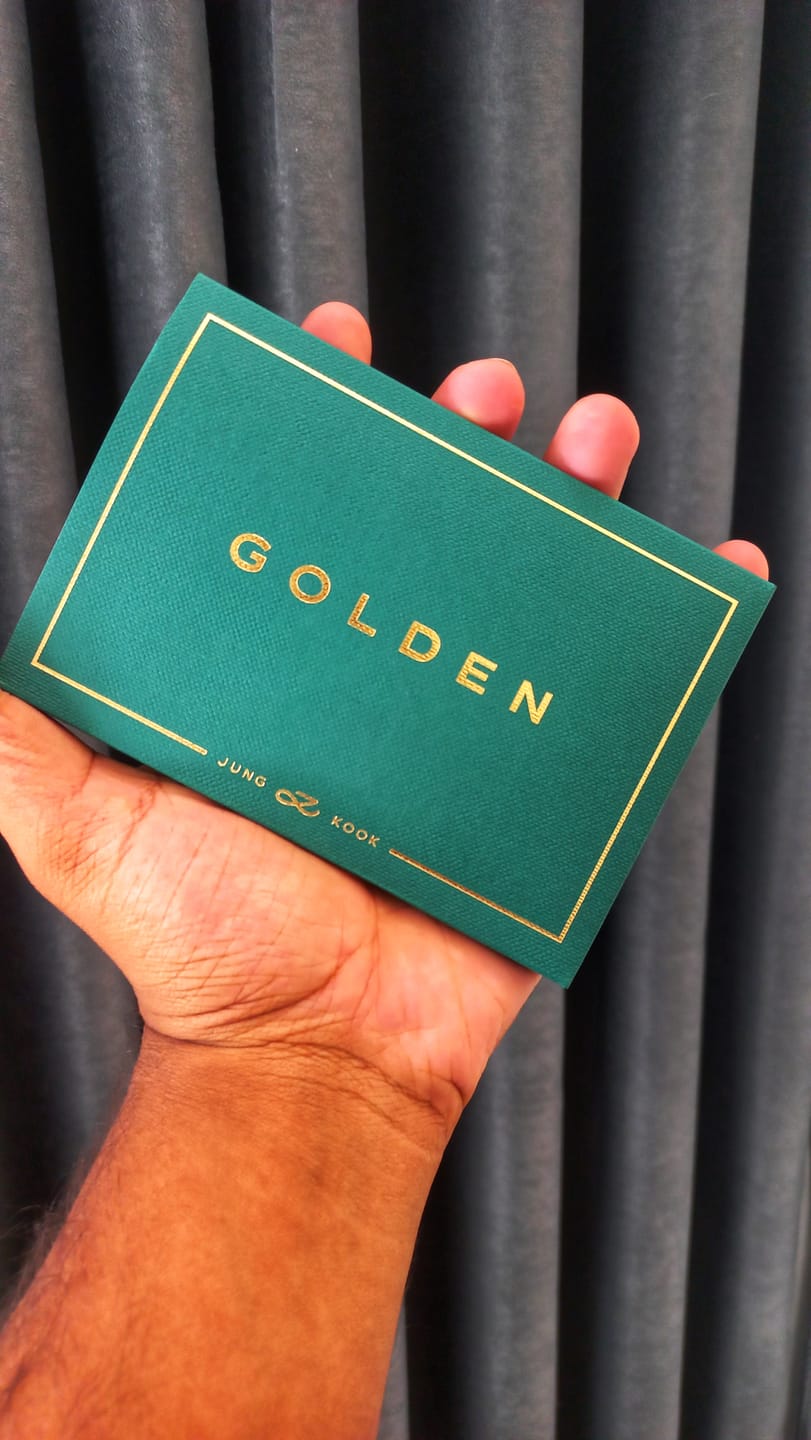 Customer photo review of BTS JUNGKOOK - GOLDEN 1ST SOLO ALBUM WEVERSE ALBUMS VER. NO P.O.B VER.