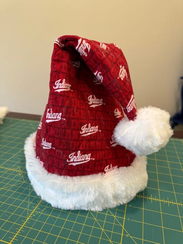 Customer photo review of The Snowbound Quilted Santa Hat Sewing Pattern | Digital PDF Pattern