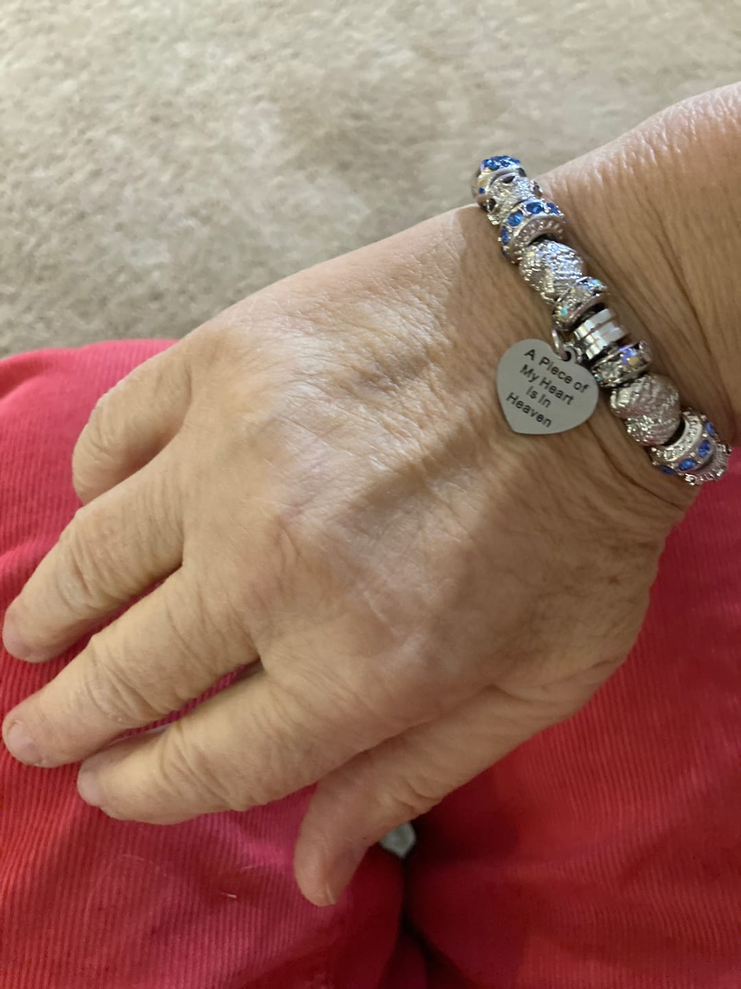 Customer photo review of Piece Of My Heart Bracelet