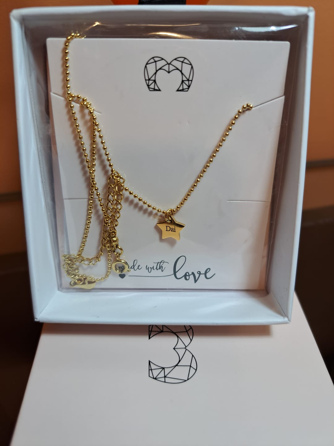 Customer photo review of Collar Five Star ~ Personalizable