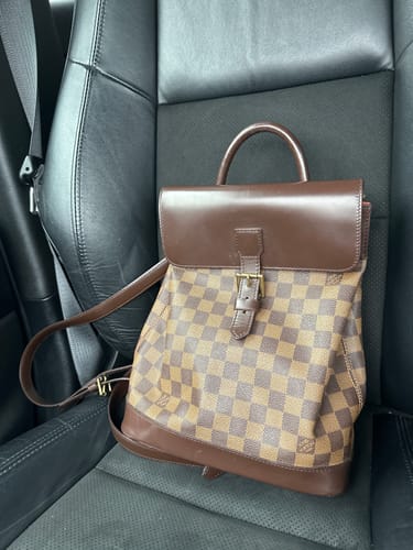 Customer photo review of Preloved Louis Vuitton Damier Ebene Soho Backpack TH0042 081123