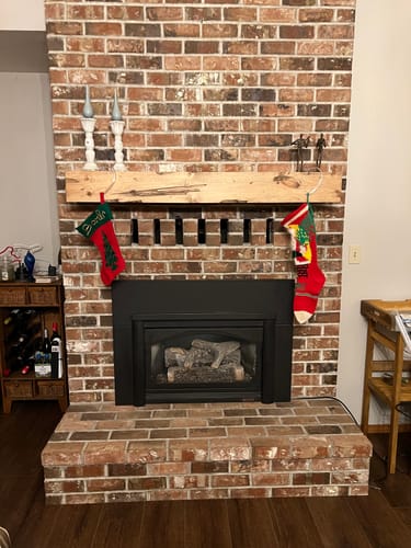 Customer photo review of Distressed Mantels