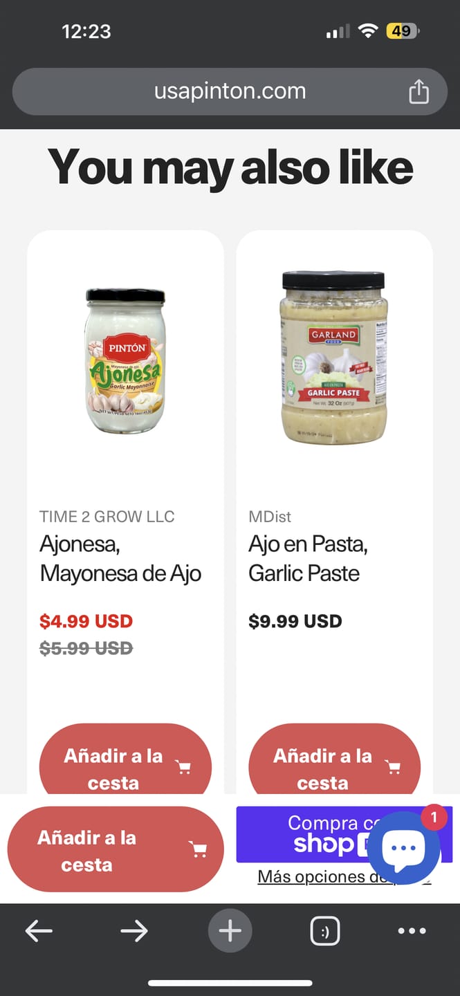 Customer photo review of Ajonesa, Mayonesa de Ajo