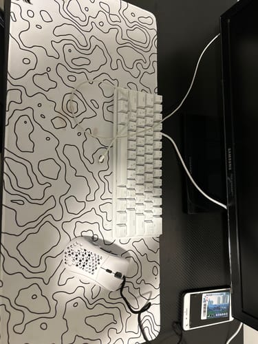 Customer photo review of פד גיימינג טופוגרפי זיגזג