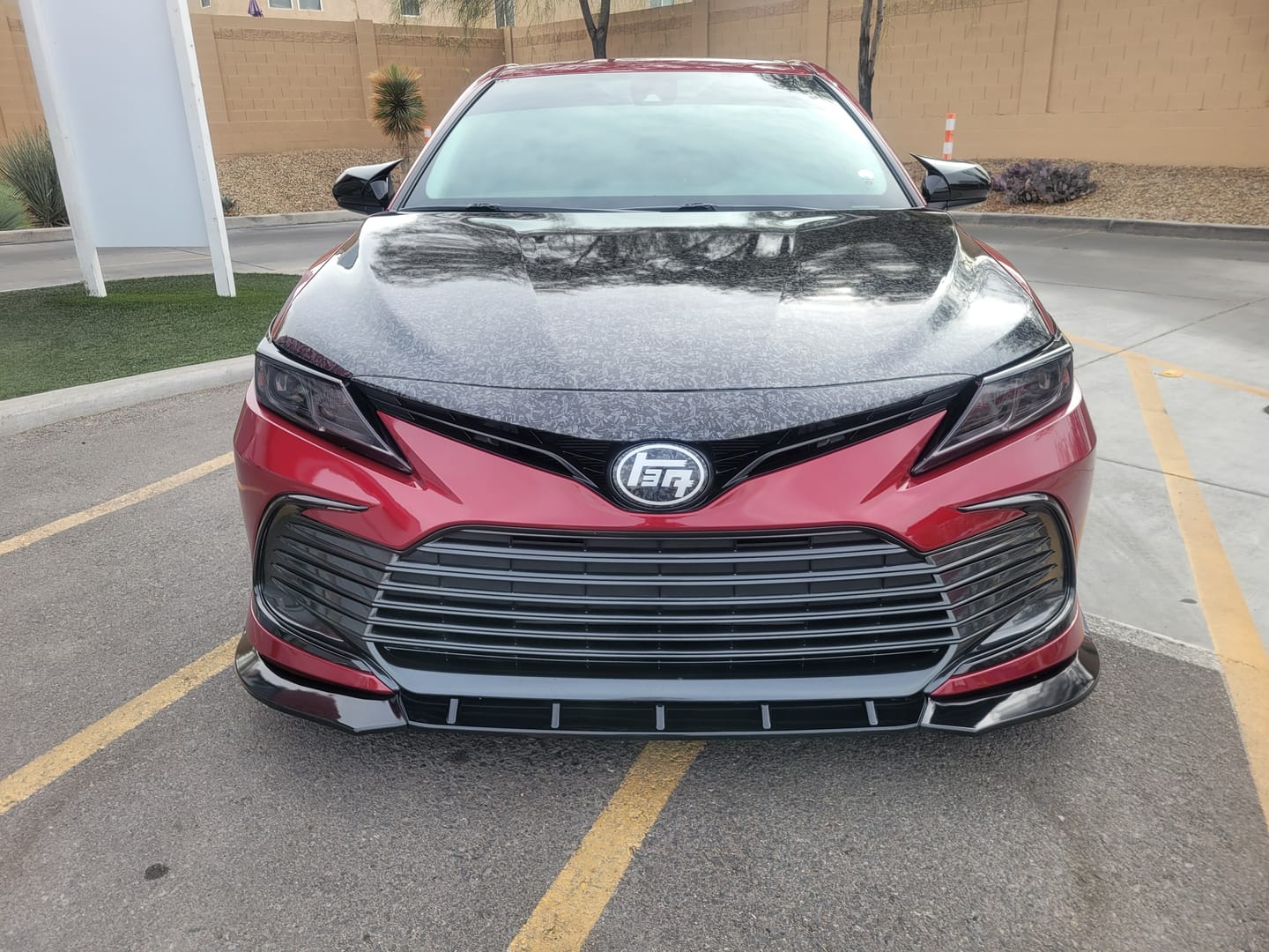 Customer photo review of Black Forged Carbon Fiber Vinyl Wrap