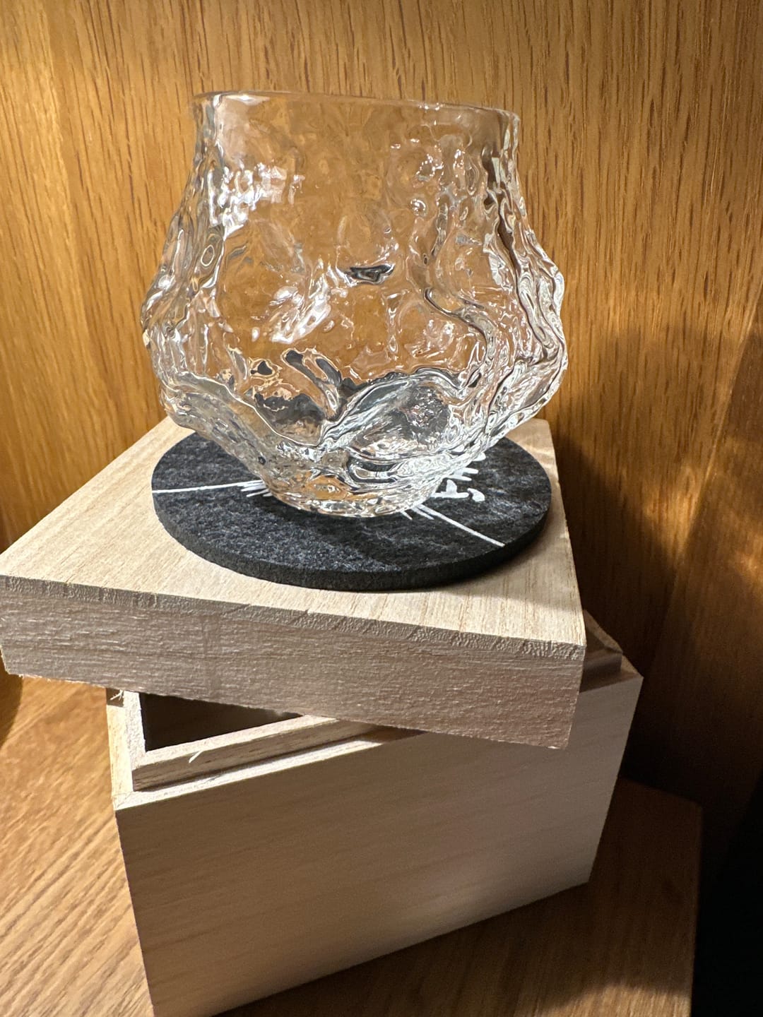 Customer photo review of Inseki - Handmade Japanese Whiskey Glass