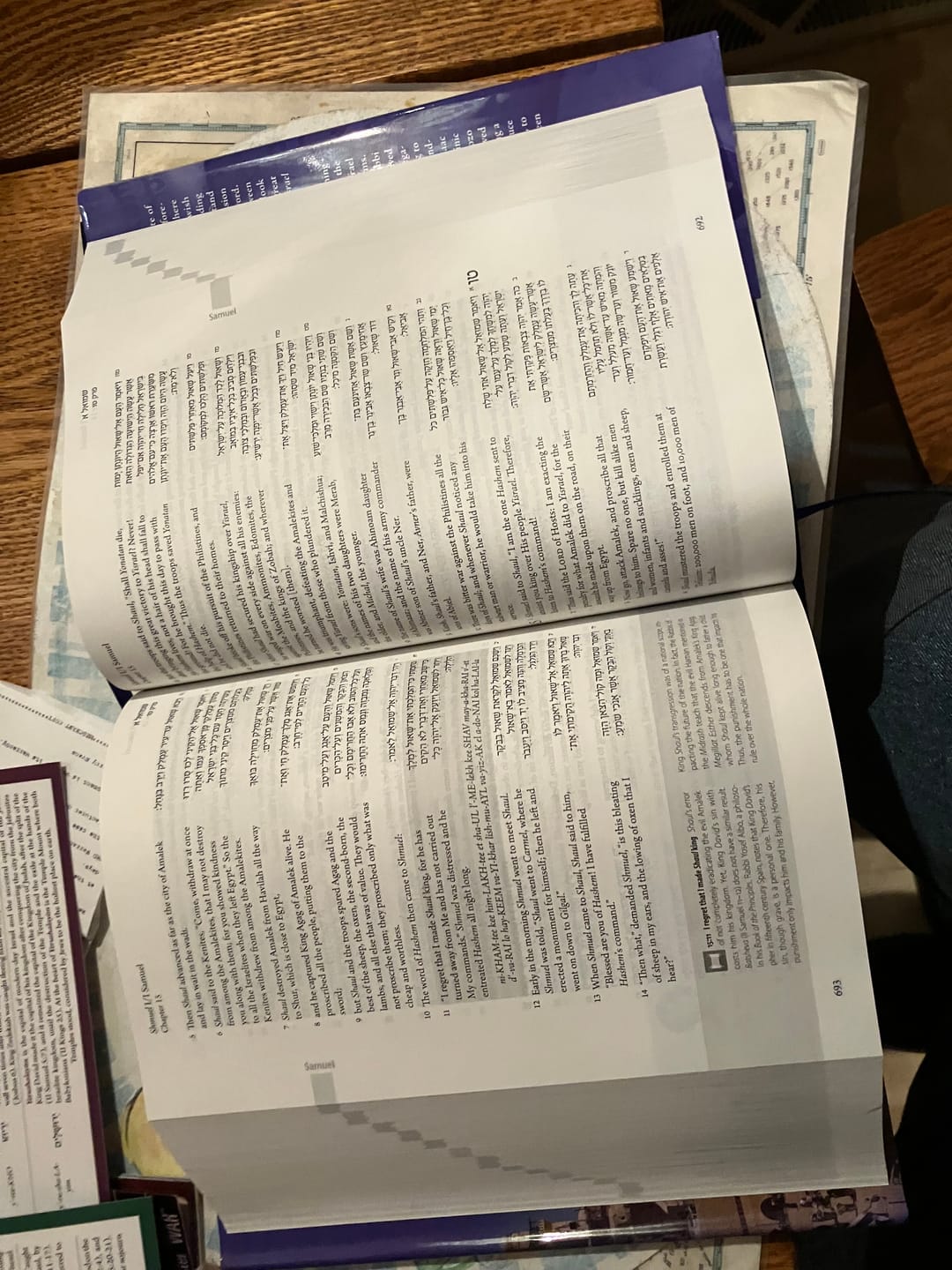 Customer photo review of Israel Bible Foundation Set (7 study sheets)