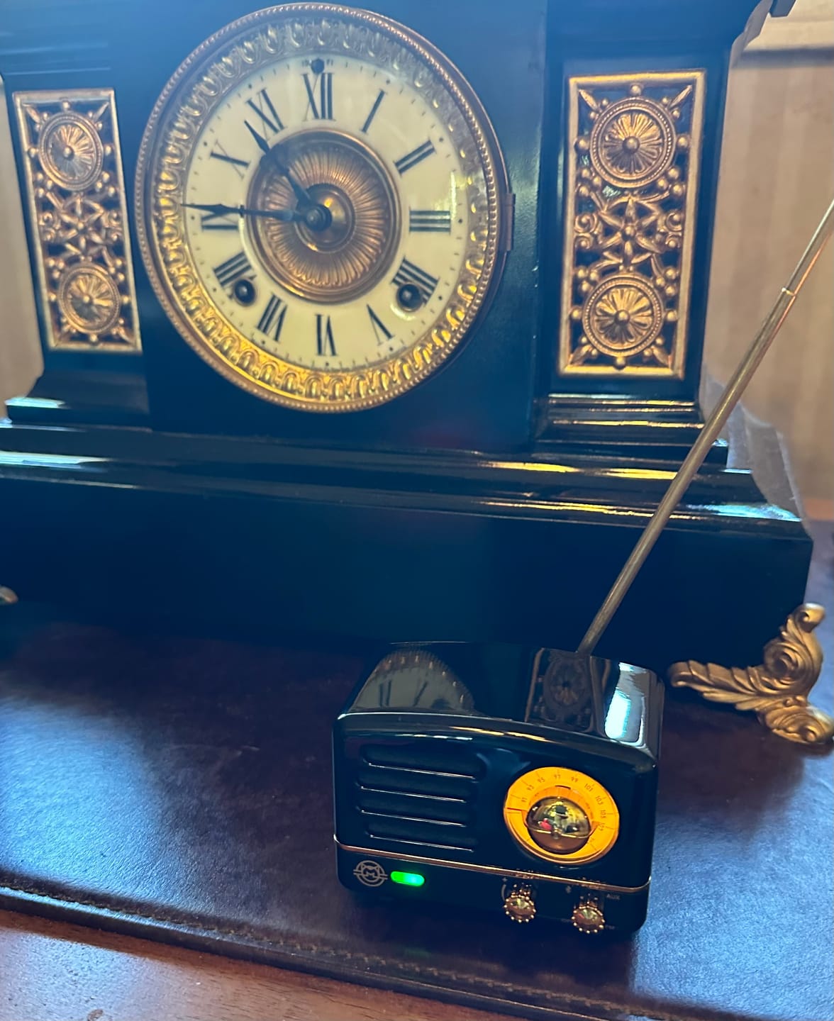 Customer photo review of MUZEN OTR Metal Wireless Portable FM Radio Bluetooth Speaker