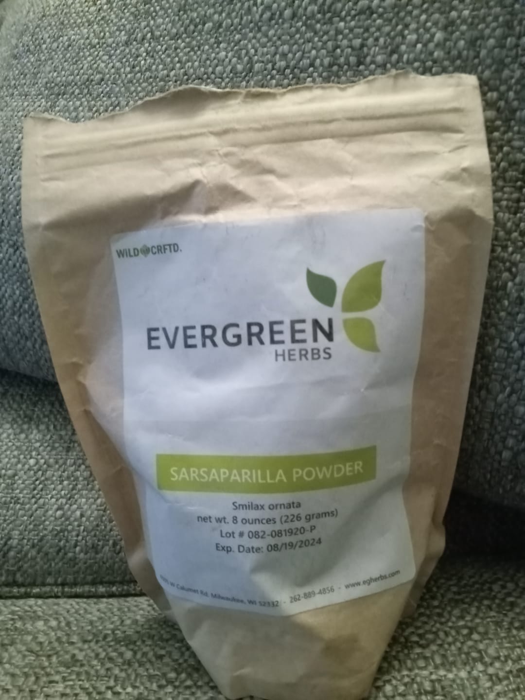 Customer photo review of Sarsaparilla Powder - 8oz.