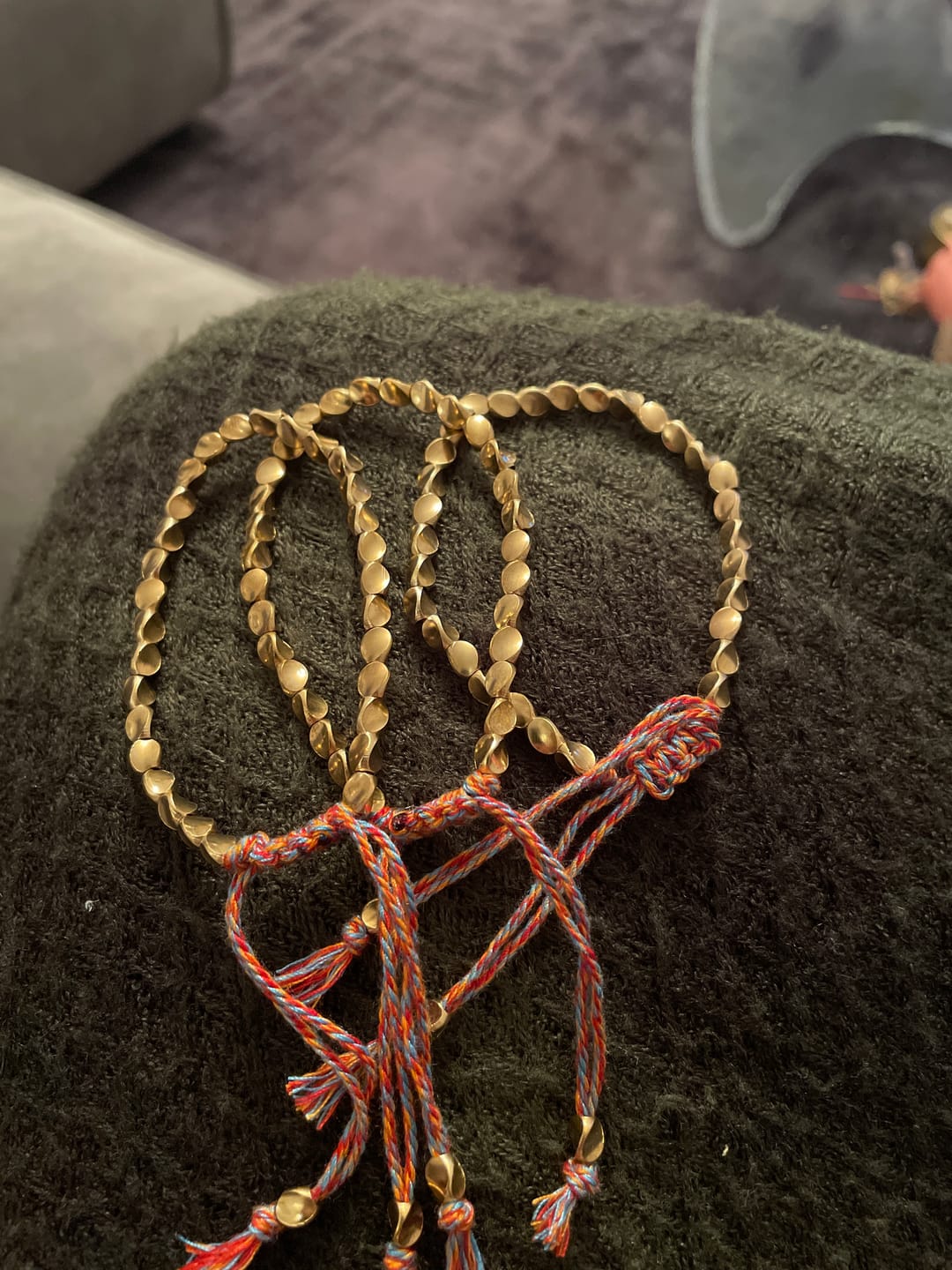 Customer photo review of Edles Tibetisches Glücksarmband