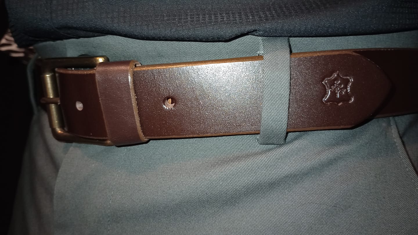 Customer photo review of 1 1/2" Classic Belt