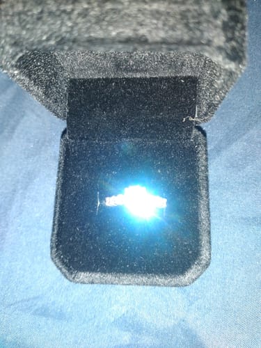 Customer photo review of 1.5ct Slovenia Engagement Ring