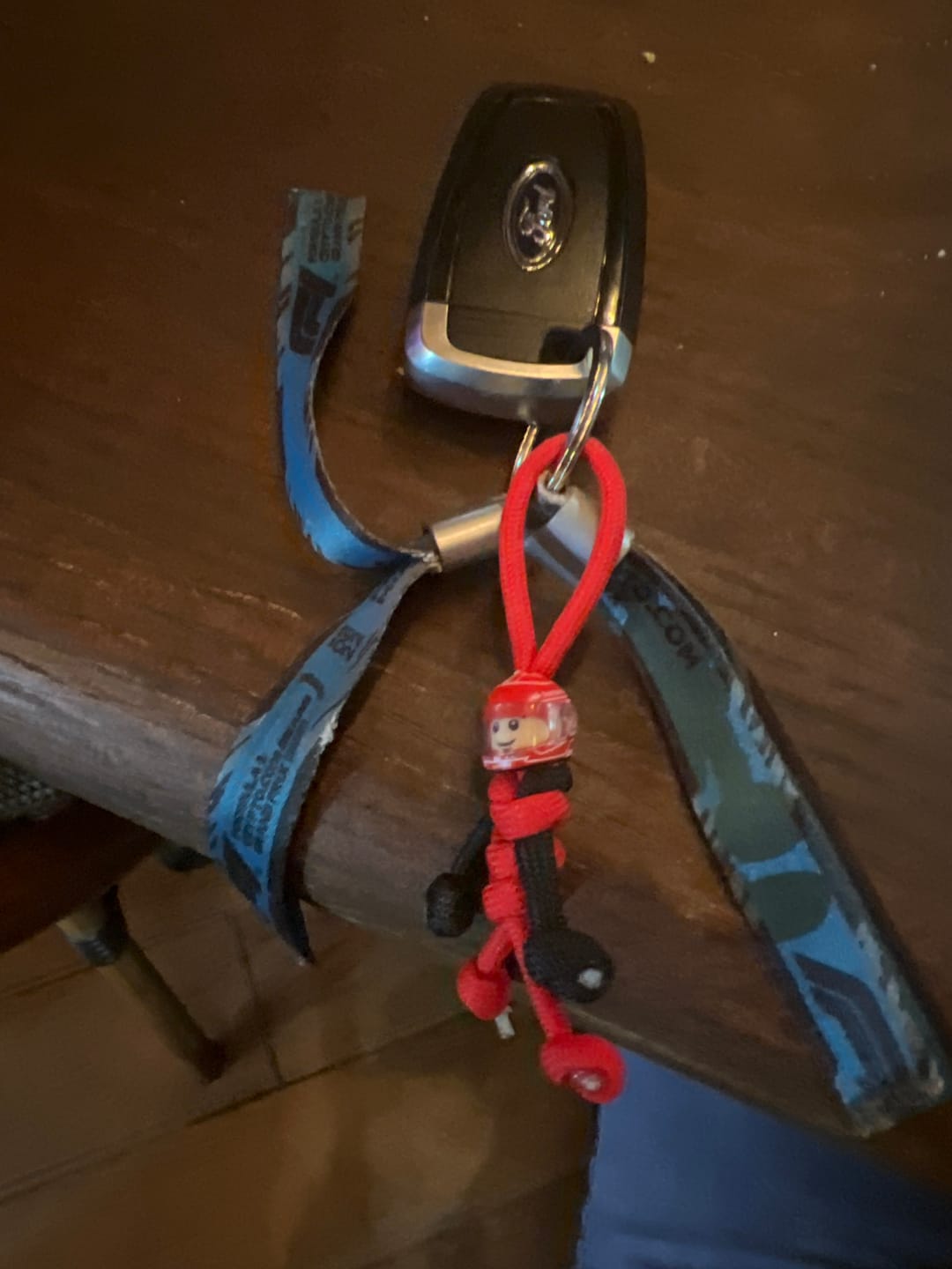 Customer photo review of Limited Edition Charles Lerclerc Racing Paracord Buddy Keychain