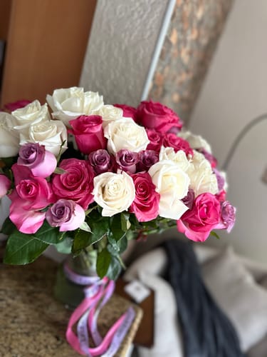 Customer photo review of Kiky Deluxe Rose Bouquet