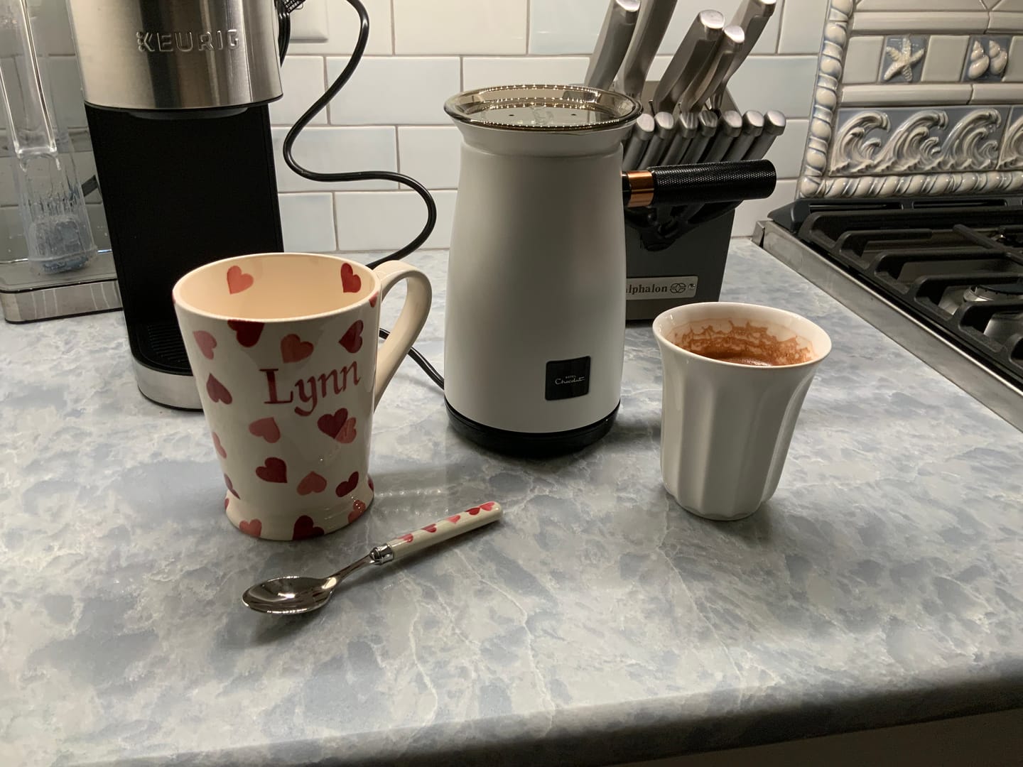 Customer photo review of Orange Supermilk Hot Chocolate Flakes