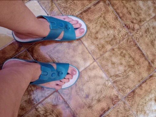 Customer photo review of Sandales soft bottom Peach