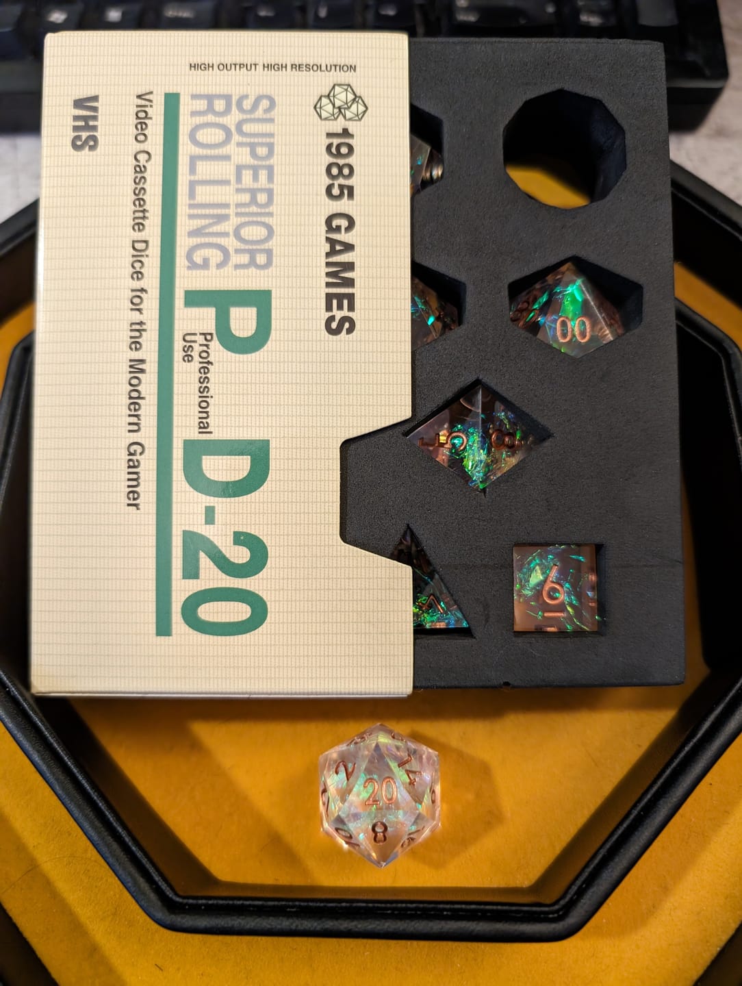 Customer photo review of VHS Dice: Crystal Ball