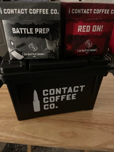Customer photo review of Coffee Ammo Box