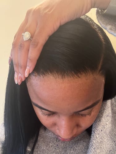 Customer photo review of The complete all in one wig install kit