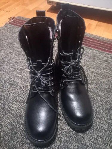 Customer photo review of Bottes Cuir 100% Genuine Leather