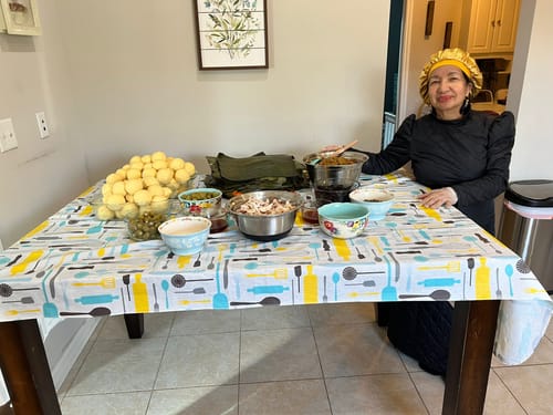 Customer photo review of Double Plated Forever Name Necklace with Cuban Chain