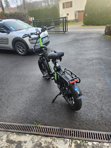 Customer photo review of CMACEWHEEL Y20 750W 20" Step-through Folding Electric Fat Bike